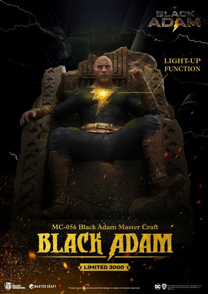 Black Adam Master Craft Beast Kingdom - Imagen 6