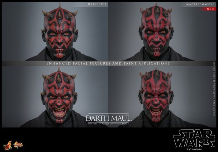 Darth Maul 1:6 The Phantom Menace 25th Anniversary Hot Toys - Imagen 7