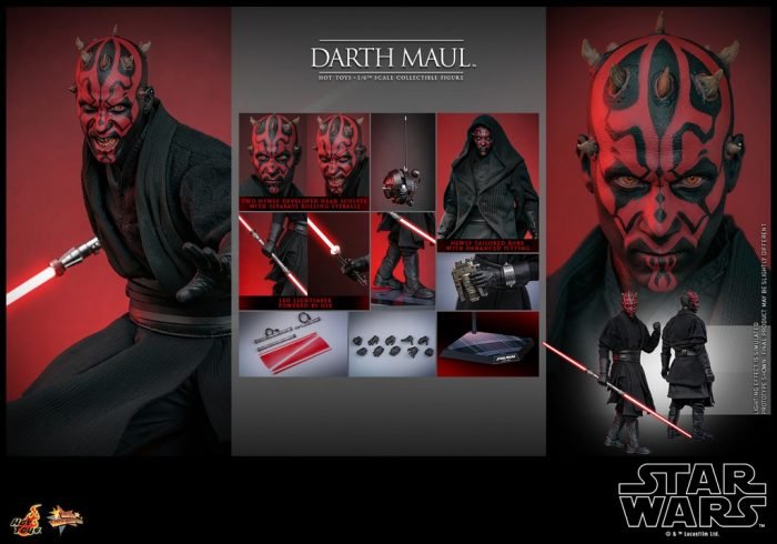 Darth Maul 1:6 The Phantom Menace 25th Anniversary Hot Toys - Imagen 8