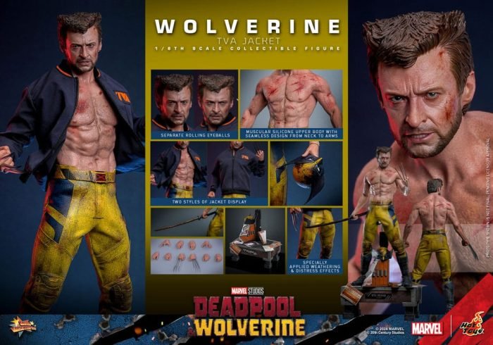 Wolverine TVA Jacket Version 1:6 Hot Toys - Imagen 8