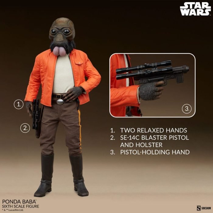 Ponda Baba 1:6 Scum & Villainy Sideshow - Imagen 6