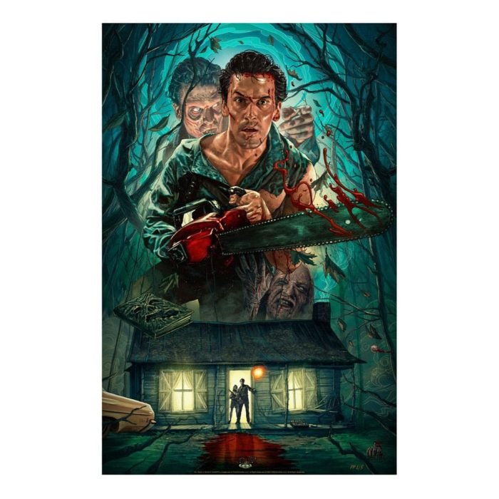 Litografia Evil Dead 2 Ash Williams Sideshow