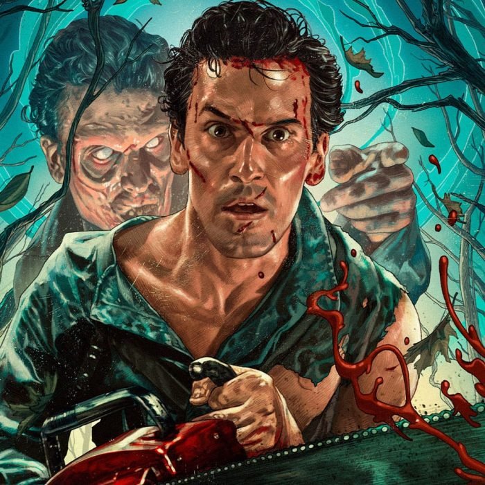 Litografia Evil Dead 2 Ash Williams Sideshow - Imagen 2