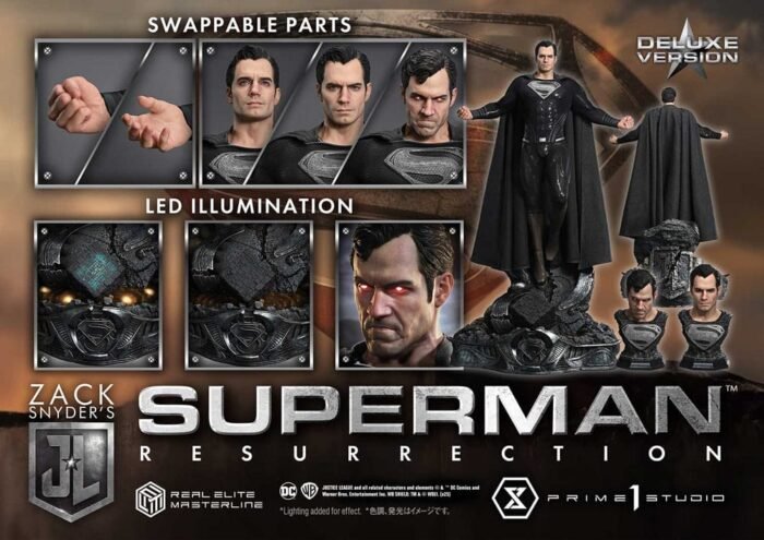 Superman Resurrection 1:3 Deluxe Bonus Prime 1 Studio - Imagen 9