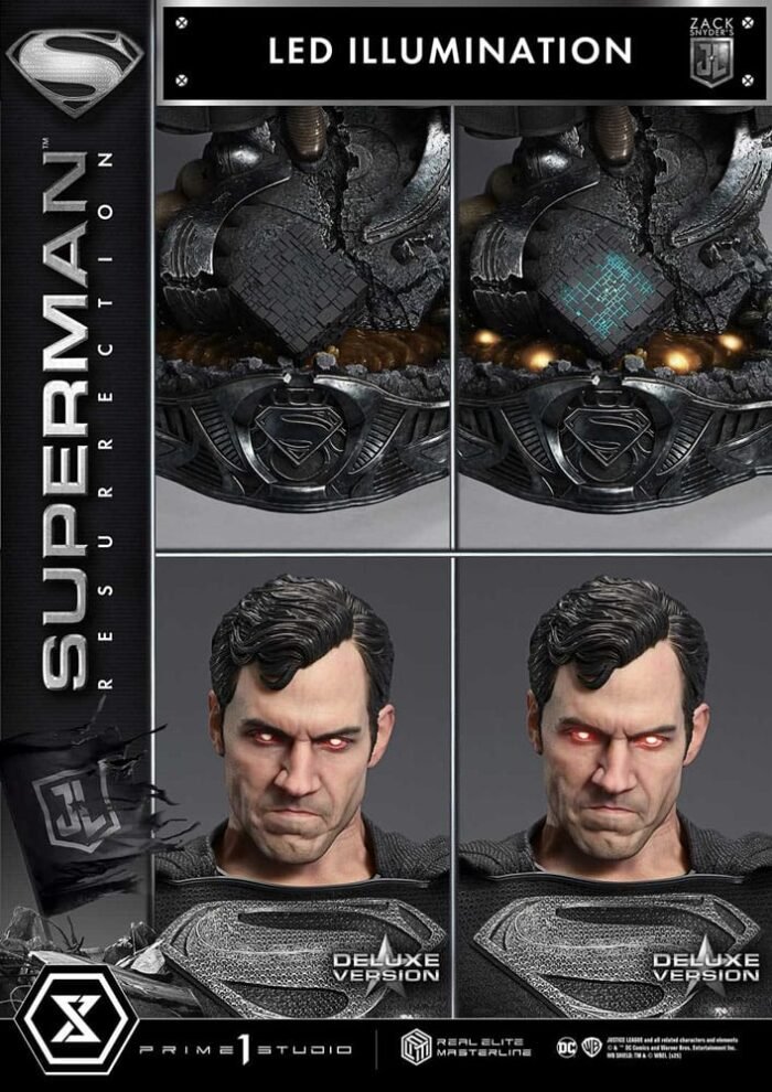 Superman Resurrection 1:3 Deluxe Bonus Prime 1 Studio - Imagen 8