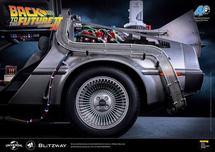 Delorean 1:6 Regreso al futuro 2 Blitzway - Imagen 6