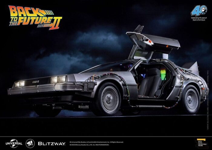 Delorean 1:6 Regreso al futuro 2 Blitzway - Imagen 3