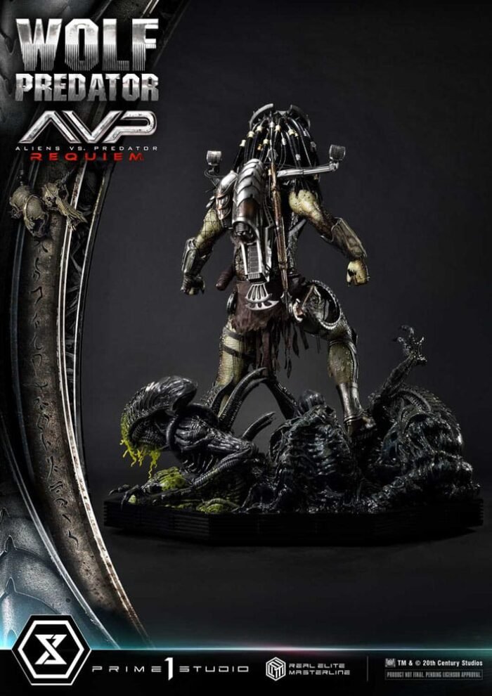 Wolf Predator 1:3 Alien Vs Predator Requiem Prime 1 Studio - Imagen 4