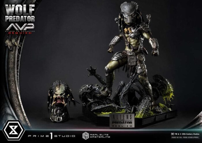Wolf Predator 1:3 Alien Vs Predator Requiem Prime 1 Studio - Imagen 2