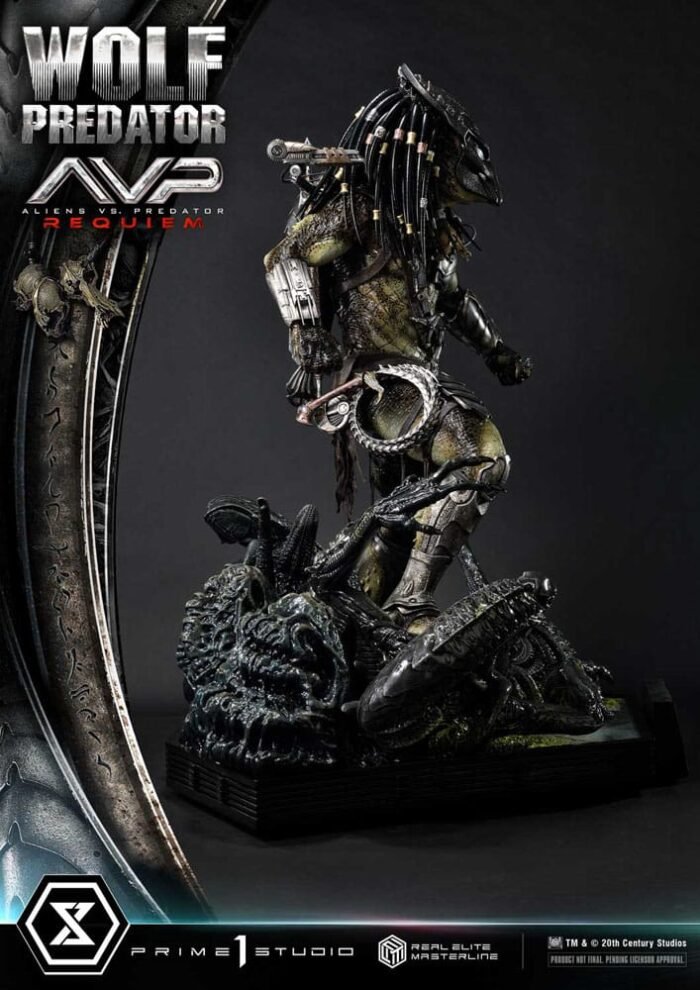 Wolf Predator 1:3 Alien Vs Predator Requiem Prime 1 Studio - Imagen 5