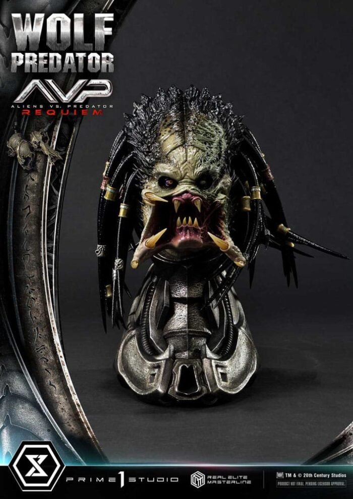 Wolf Predator 1:3 Alien Vs Predator Requiem Prime 1 Studio - Imagen 6