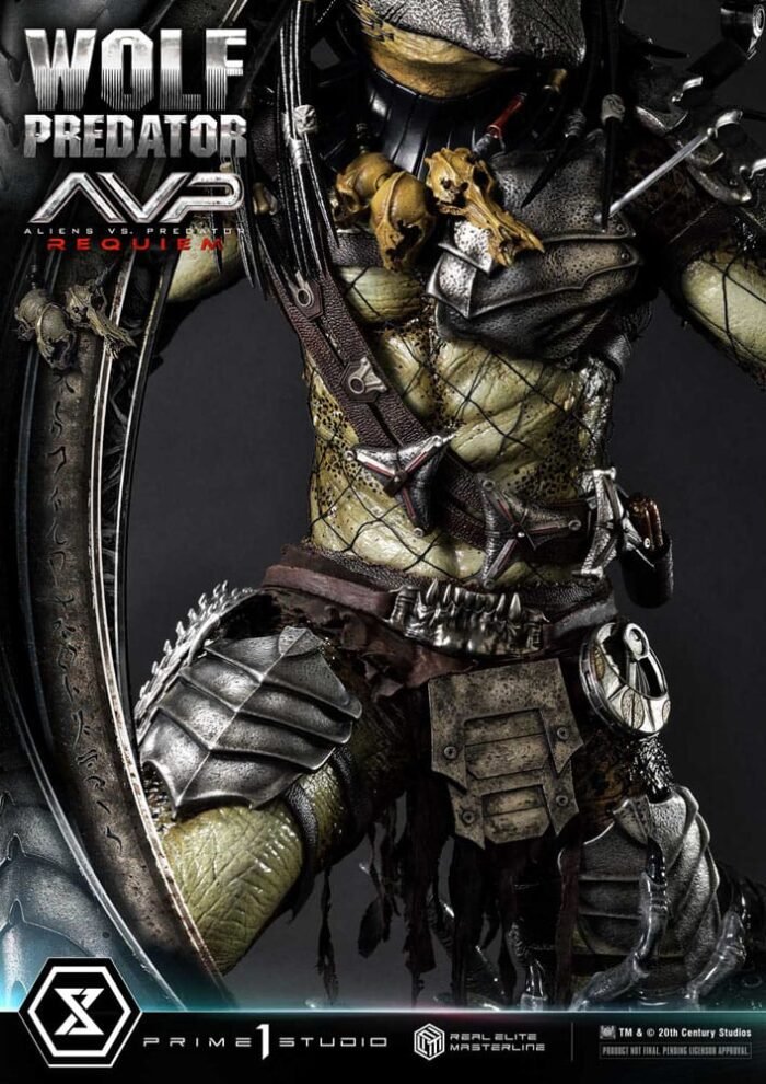 Wolf Predator 1:3 Alien Vs Predator Requiem Prime 1 Studio - Imagen 7