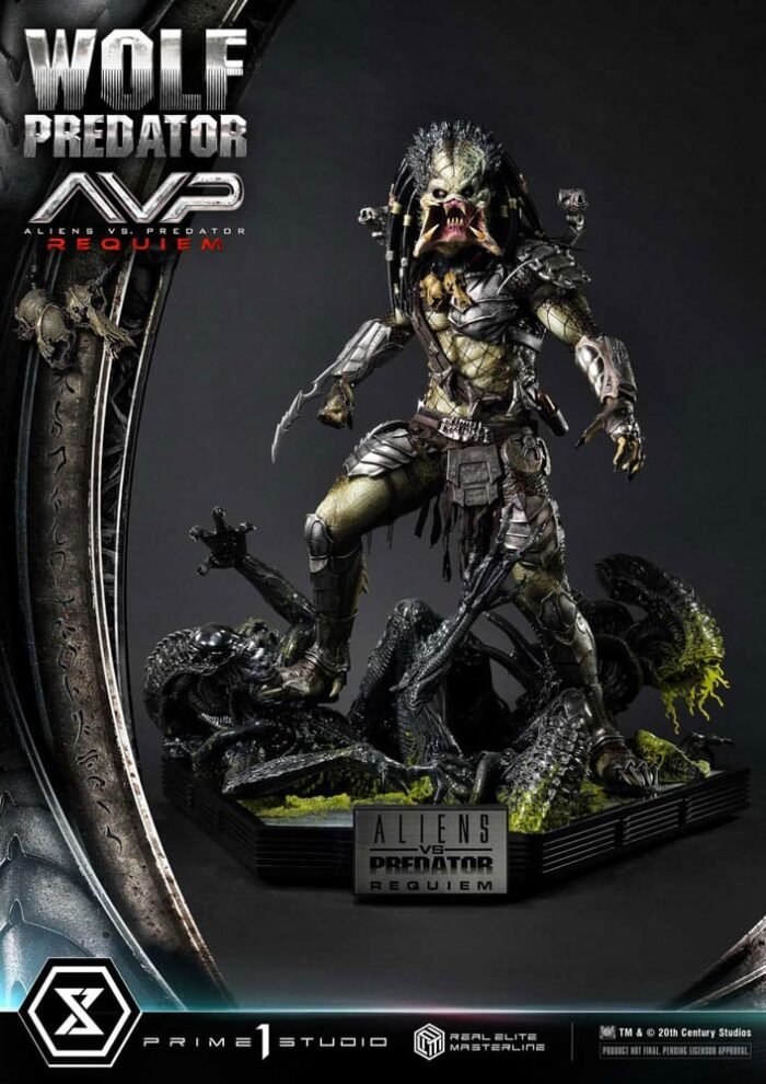Wolf Predator 1:3 Alien Vs Predator Requiem Prime 1 Studio