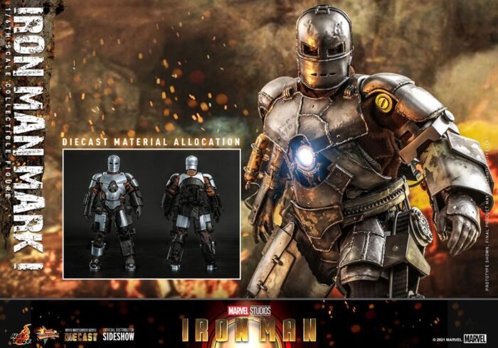 Iron Man Mark I Masterpiece 1:6 Hot Toys - Imagen 5