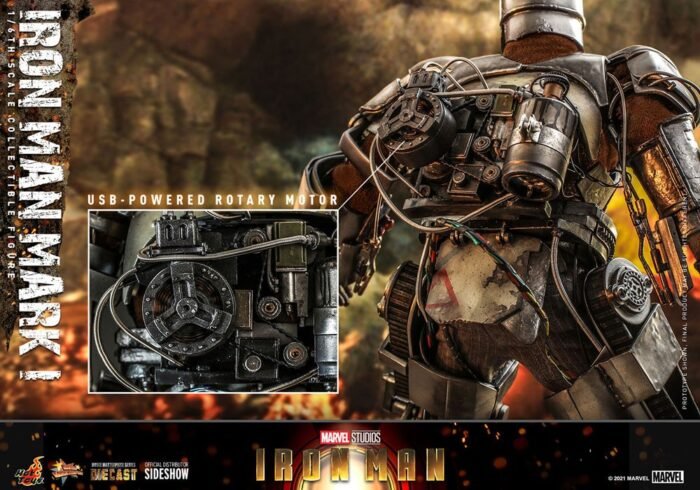 Iron Man Mark I Masterpiece 1:6 Hot Toys - Imagen 6