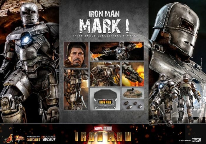 Iron Man Mark I Masterpiece 1:6 Hot Toys - Imagen 7