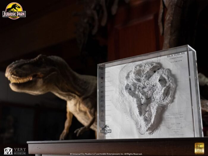 Mapa topográfico Isla Nublar Jurassic Park Elite Creature - Imagen 9