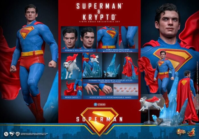 Superman 2025 & Krypto 1:6 Hot Toys - Imagen 7