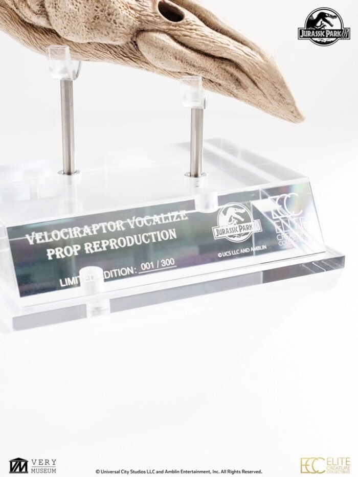 Velociraptor Resonance Chamber 1:1 Jurassic Park Elite Creature - Imagen 5