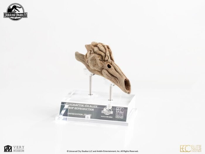 Velociraptor Resonance Chamber 1:1 Jurassic Park Elite Creature