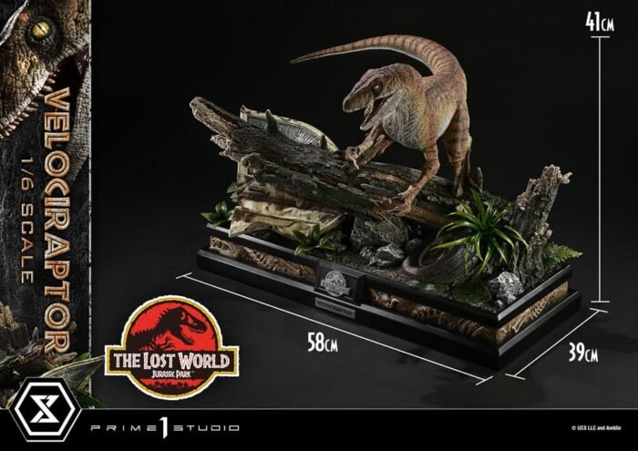 Velociraptor 1:6 Jurassic Park II Prime 1 Studio - Imagen 8