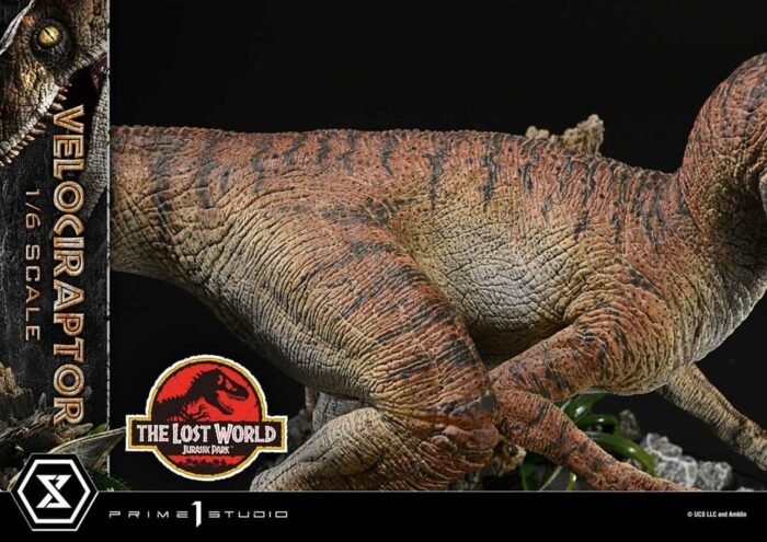 Velociraptor 1:6 Jurassic Park II Prime 1 Studio - Imagen 5