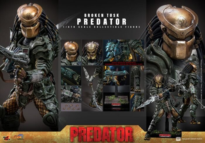 Broken Tusk Predator 1:6 Hot Toys - Imagen 7