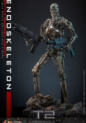Endoesqueleto Terminator 2 Battle Damaged Version 1:6 Hot Toys