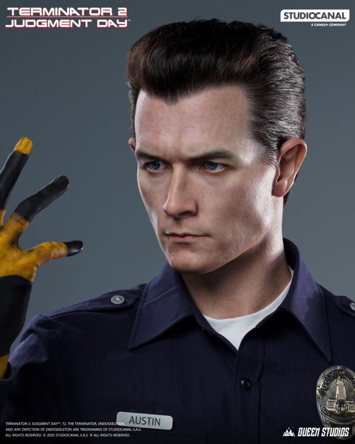 T-1000 Terminator 2 Life-Size Bust 1:1 Queen Studios - Imagen 6