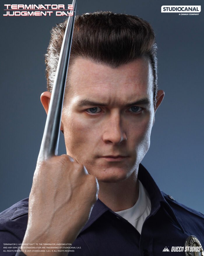 T-1000 Terminator 2 Life-Size Bust 1:1 Queen Studios - Imagen 7