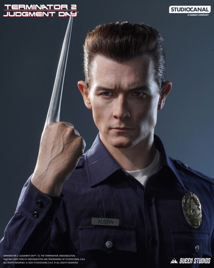 T-1000 Terminator 2 Life-Size Bust 1:1 Queen Studios - Imagen 5
