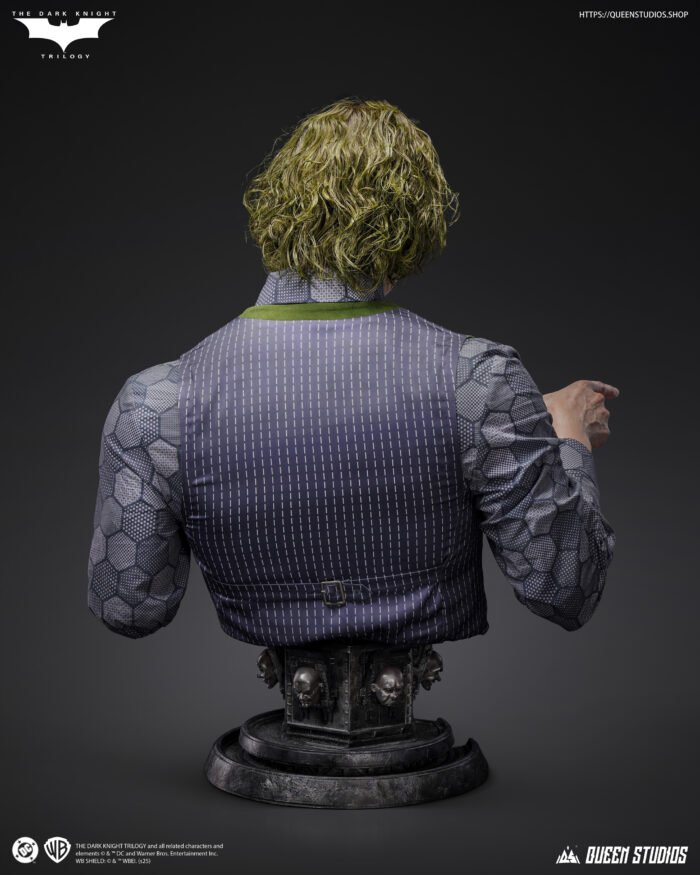 The Joker The dark Knight Life-Size Bust 1:1 Queen Studios - Imagen 6
