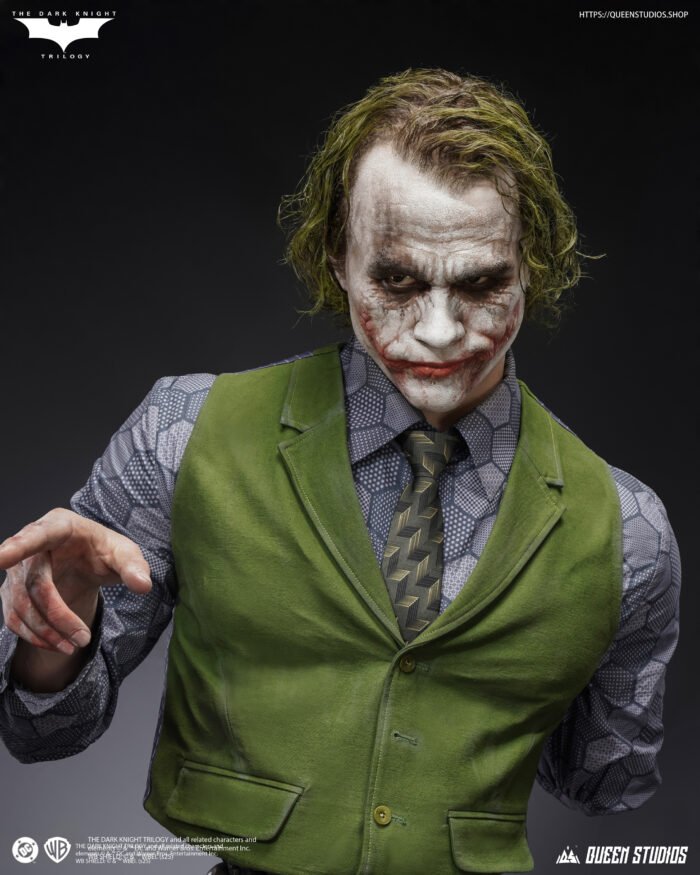 The Joker The dark Knight Life-Size Bust 1:1 Queen Studios - Imagen 3