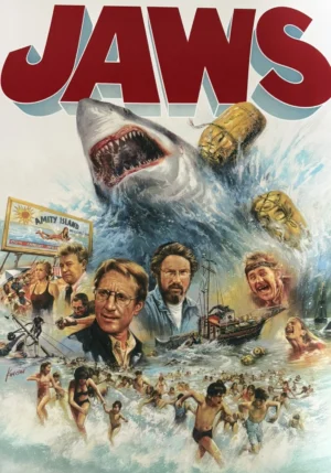 Tiburón (Jaws) by Kwow 24X36 inch