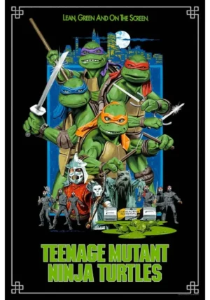 Tortugas Ninja by Paul Mann 24X36 inch