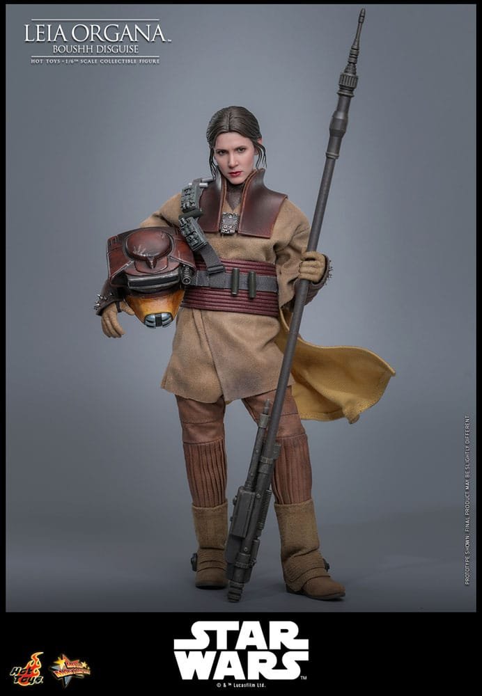 Leia Organa Boushh Disguise 1:6 Star Wars Hot Toys - Imagen 4