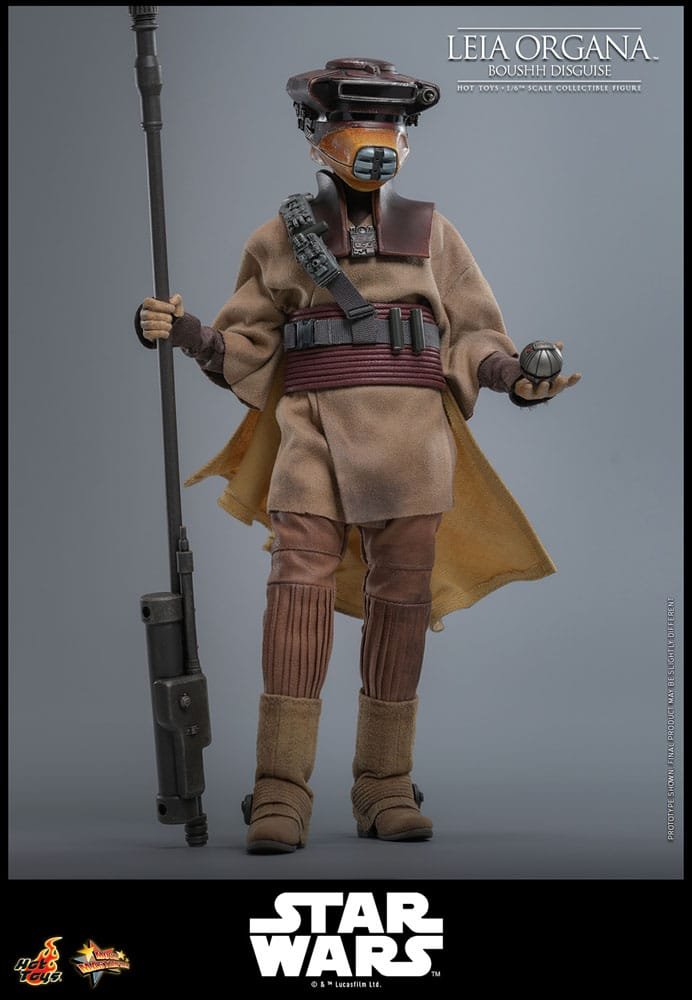 Leia Organa Boushh Disguise 1:6 Star Wars Hot Toys - Imagen 3