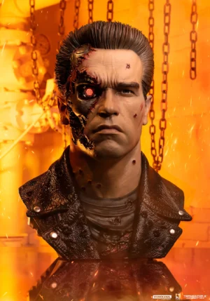 Terminator 2 T-800 Battle Damaged 1:1 Art Mask Pure Arts