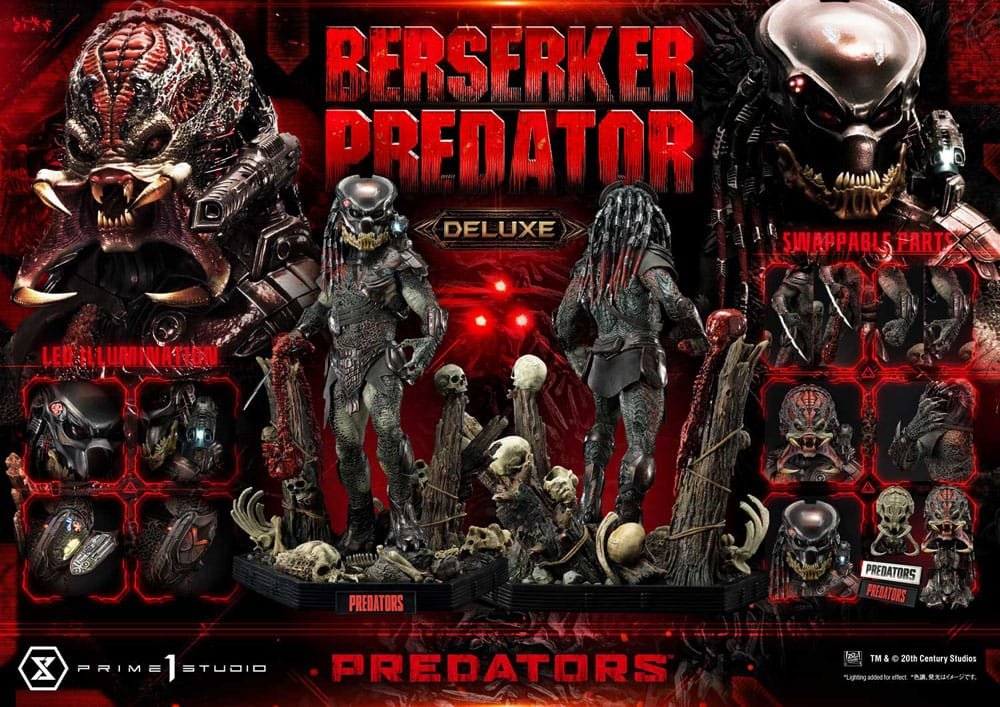 Predator Berserker 1:3 Deluxe Bonus Prime 1 Studio - Imagen 8