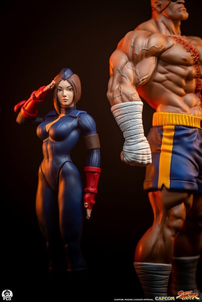 Sagat & Juli 1:10 Street Fighter PCS Collectibles - Imagen 3