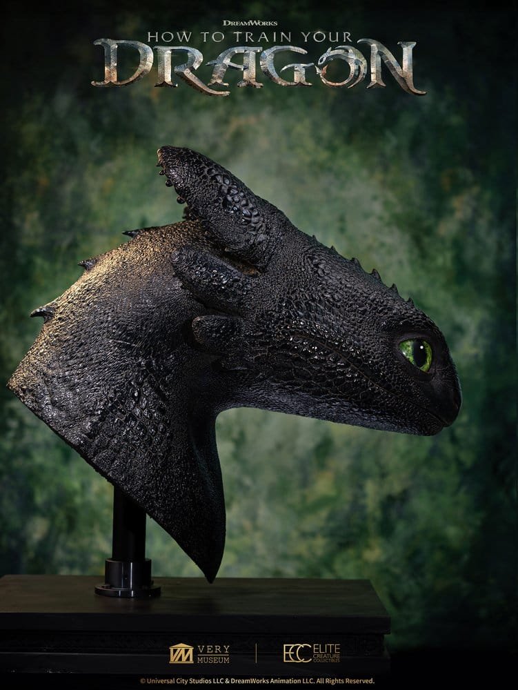 Toothless Life Size Bust 1:1 Dragon Elite Creature - Imagen 3