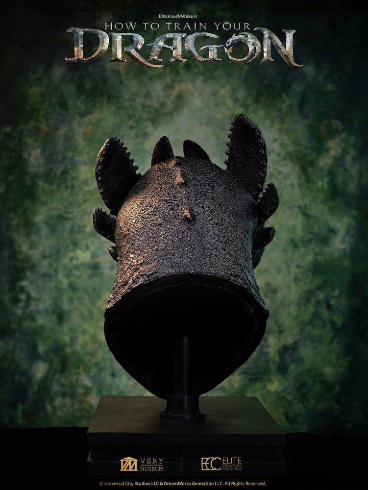Toothless Life Size Bust 1:1 Dragon Elite Creature - Imagen 6