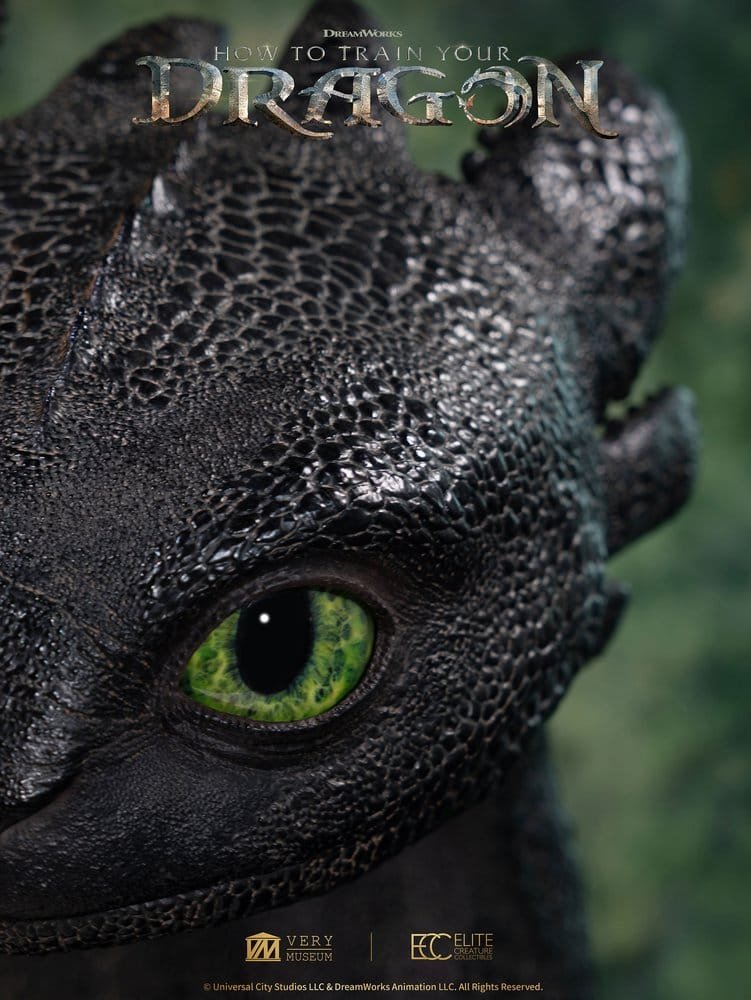 Toothless Life Size Bust 1:1 Dragon Elite Creature - Imagen 7