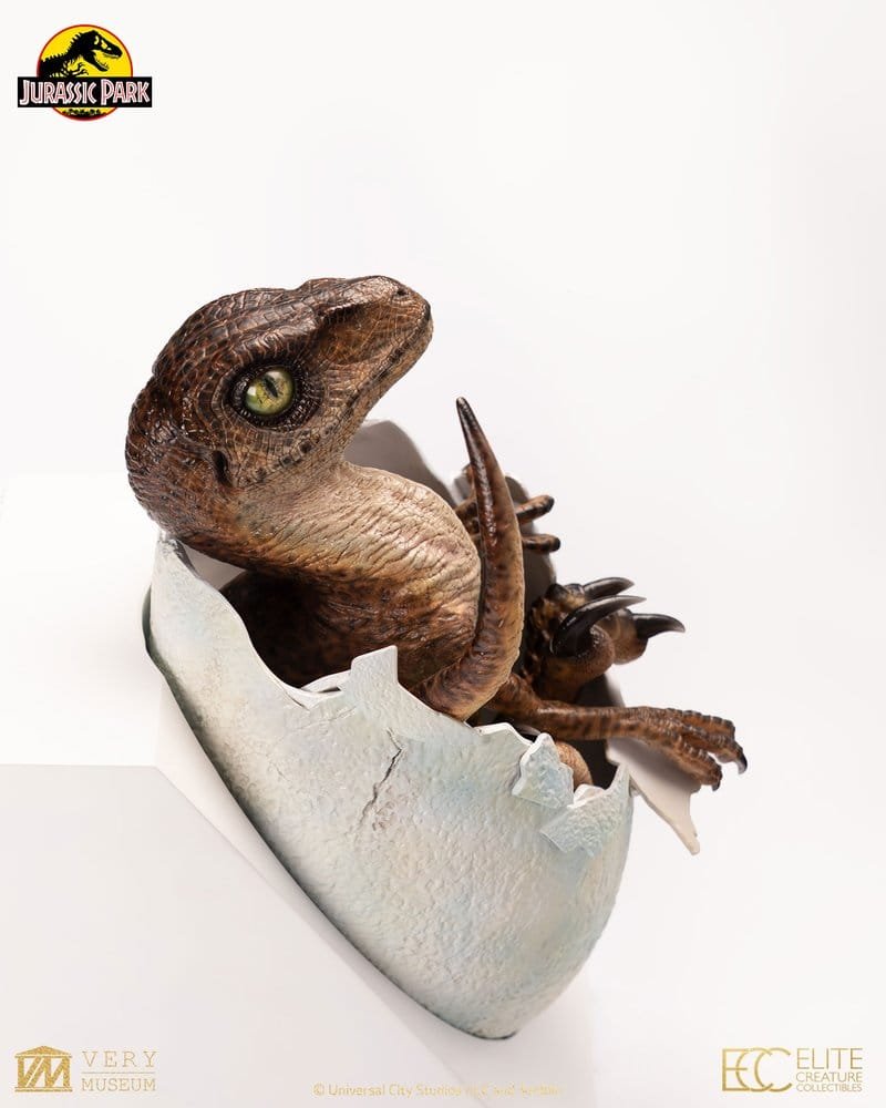 Velociraptor Hatching Egg Jurassic Park Elite Creature - Imagen 4