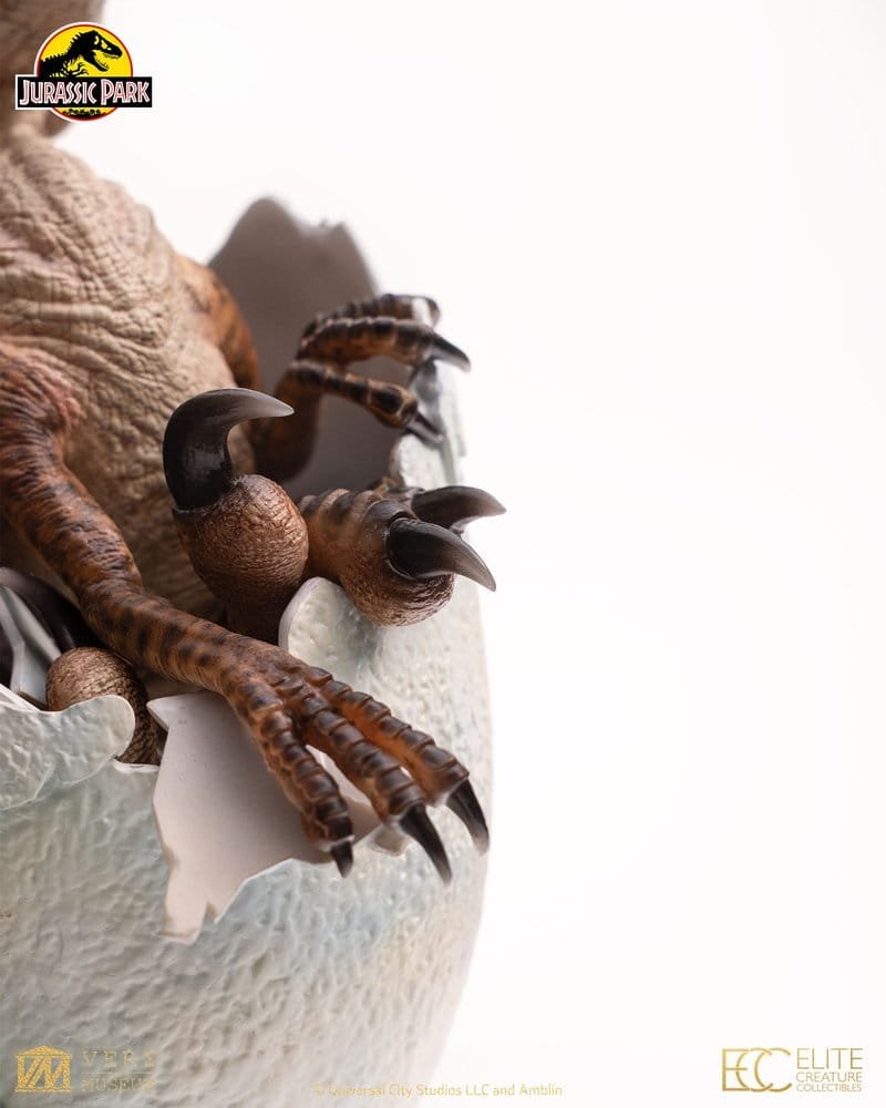 Velociraptor Hatching Egg Jurassic Park Elite Creature - Imagen 6
