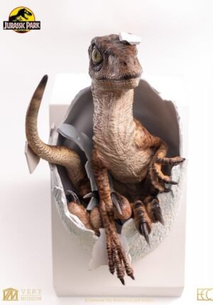 Velociraptor Hatching Egg Jurassic Park Elite Creature