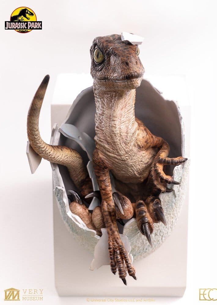 Velociraptor Hatching Egg Jurassic Park Elite Creature